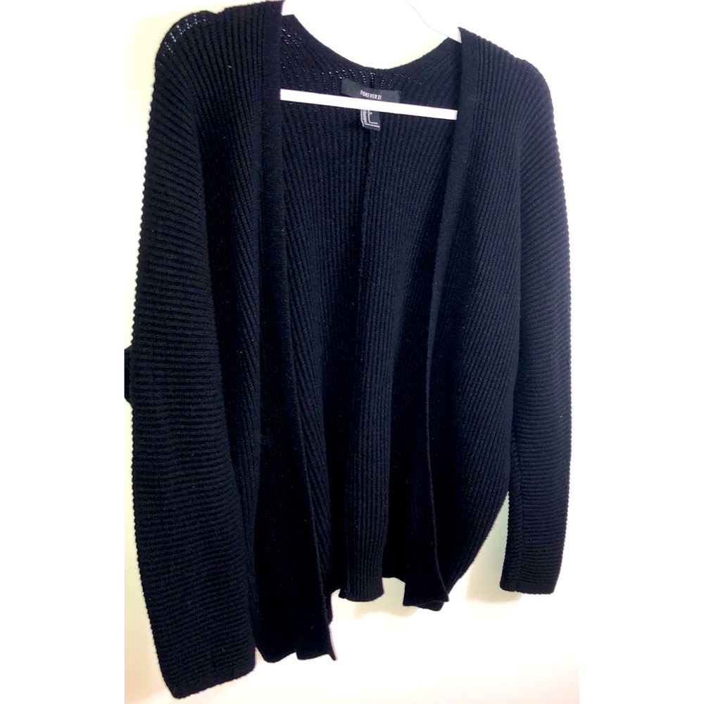Black cardigan